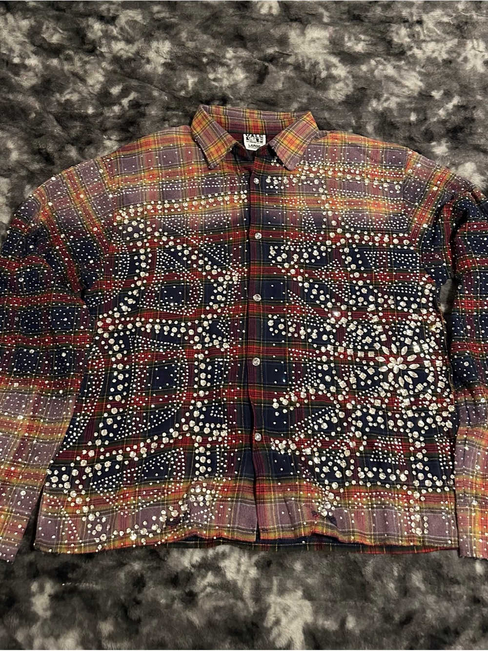 VALE LIVES PURPLE FEVER FLANNEL SHIRT